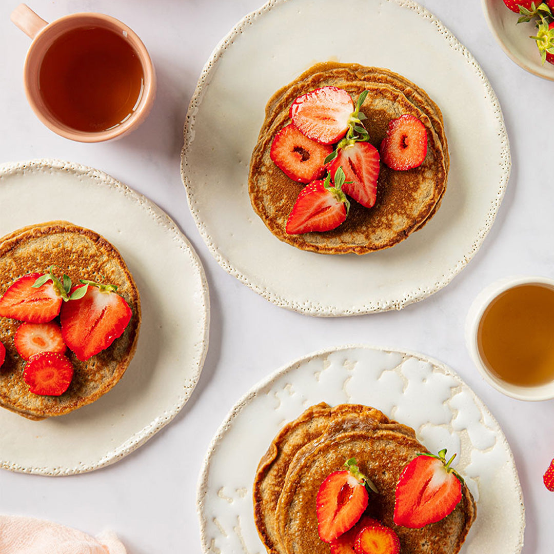 Des recettes de pancakes, source de fibres, faciles à faire et à customiser