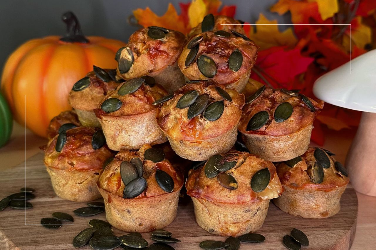 Cake au comté et potimarron à la farine de lupin