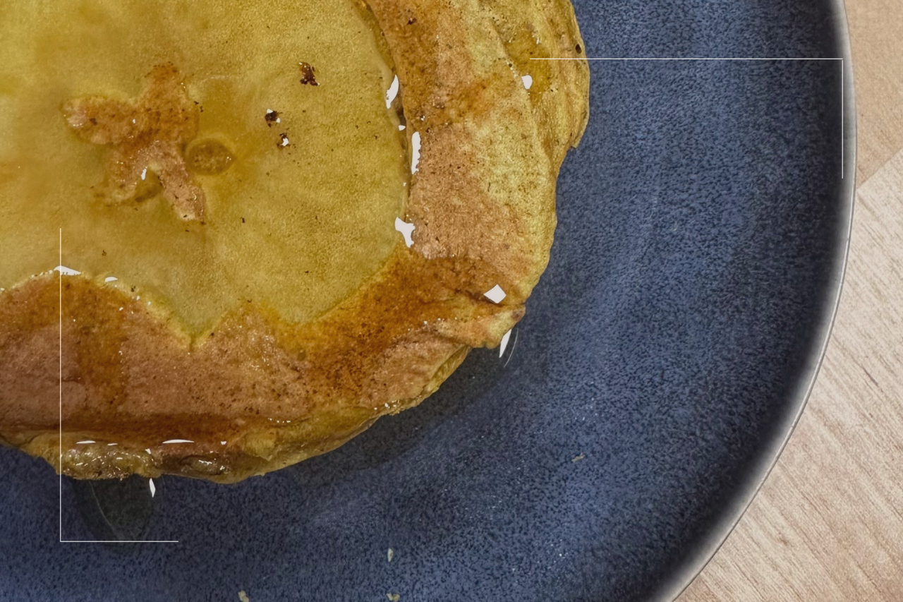 Pancakes pommes et curcuma