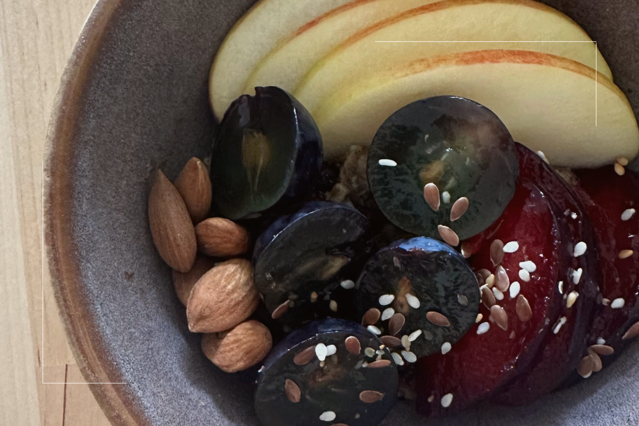 Porridge au Reishi et fruits d'automne